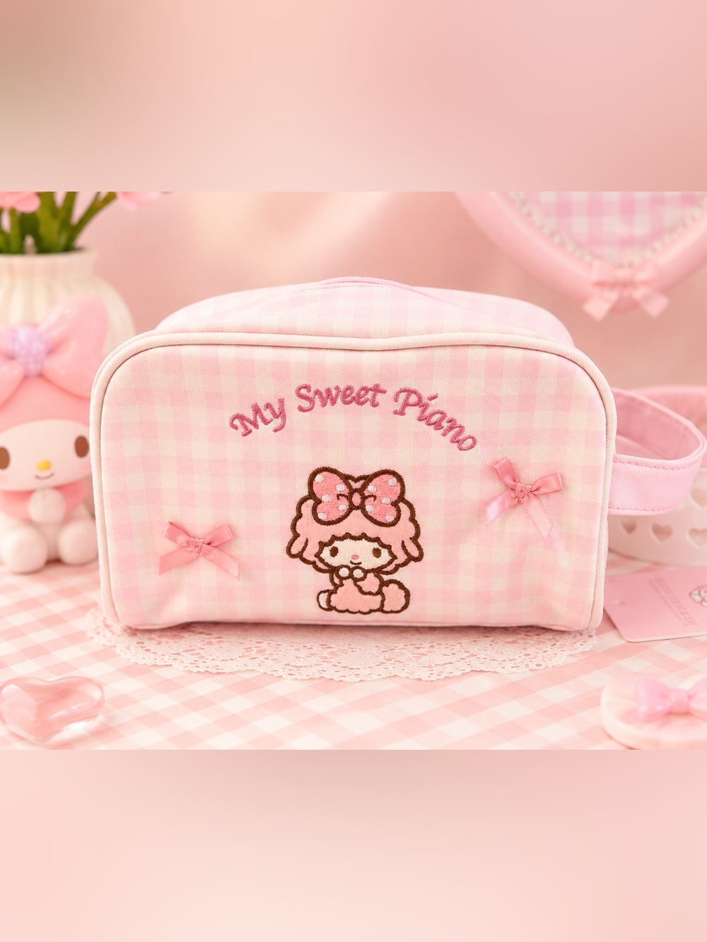My Sweet Piano Pink Cosmetic Pouch